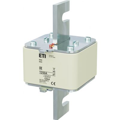 Wkładka topikowa NH zwłoczna NH4 gG 1250A 500V 004116106 ETI (004116106)